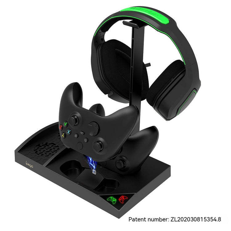 Xbox Series S Cooling Station front view with cooling fans