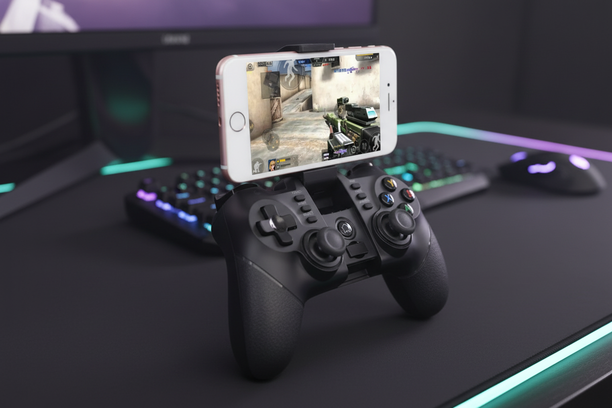 USB Gamepad Joystick Controller for Android, iOS & PC