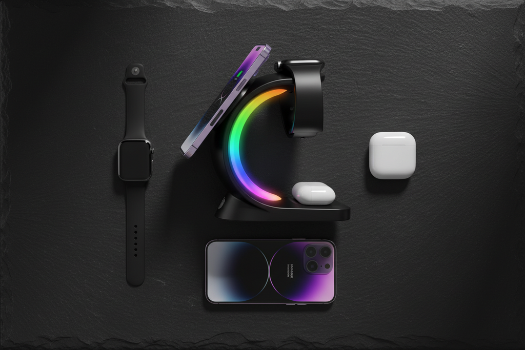 4-in-1 Magnetic Wireless Charging Station