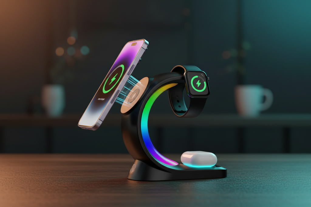 4-in-1 Magnetic Wireless Charging Station