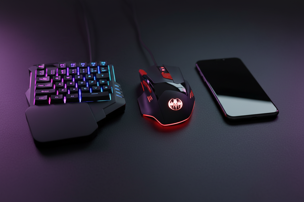 Compact Mobile Gaming Keyboard