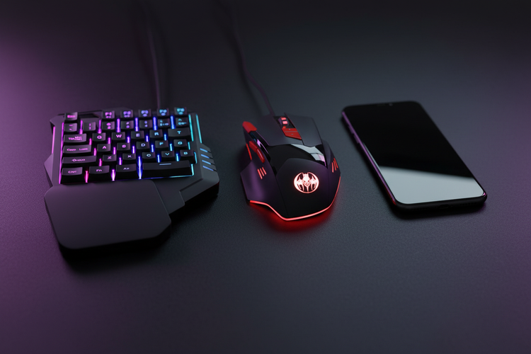 Compact Mobile Gaming Keyboard
