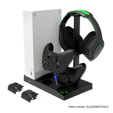 Xbox Series S Cooling Station with dual controller charging dock
