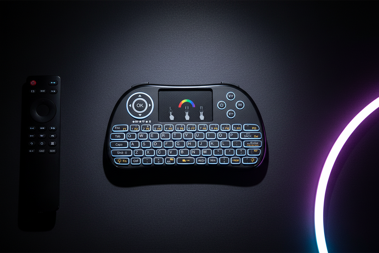 H9 Wireless Backlit Touch Remote Control Keyboard