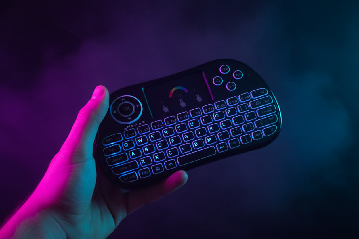 H9 Wireless Backlit Touch Remote Control Keyboard