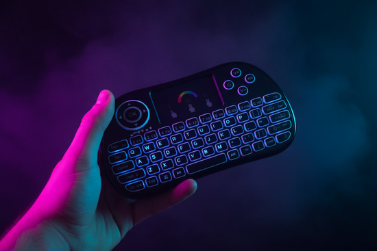 H9 Wireless Backlit Touch Remote Control Keyboard
