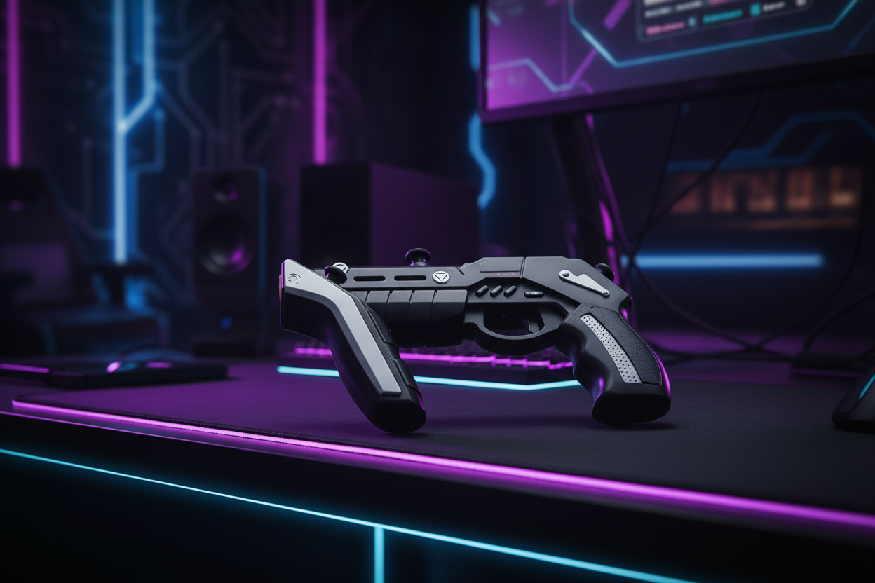 Wireless Bluetooth Gaming Controller Pistol Grip