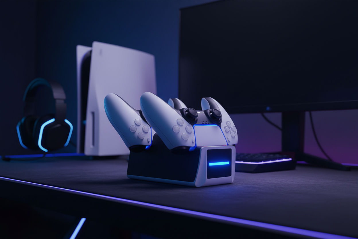 PS5 Dual Controller Charging Dock