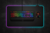 RGB Keyboard & Mouse - Flat Lay