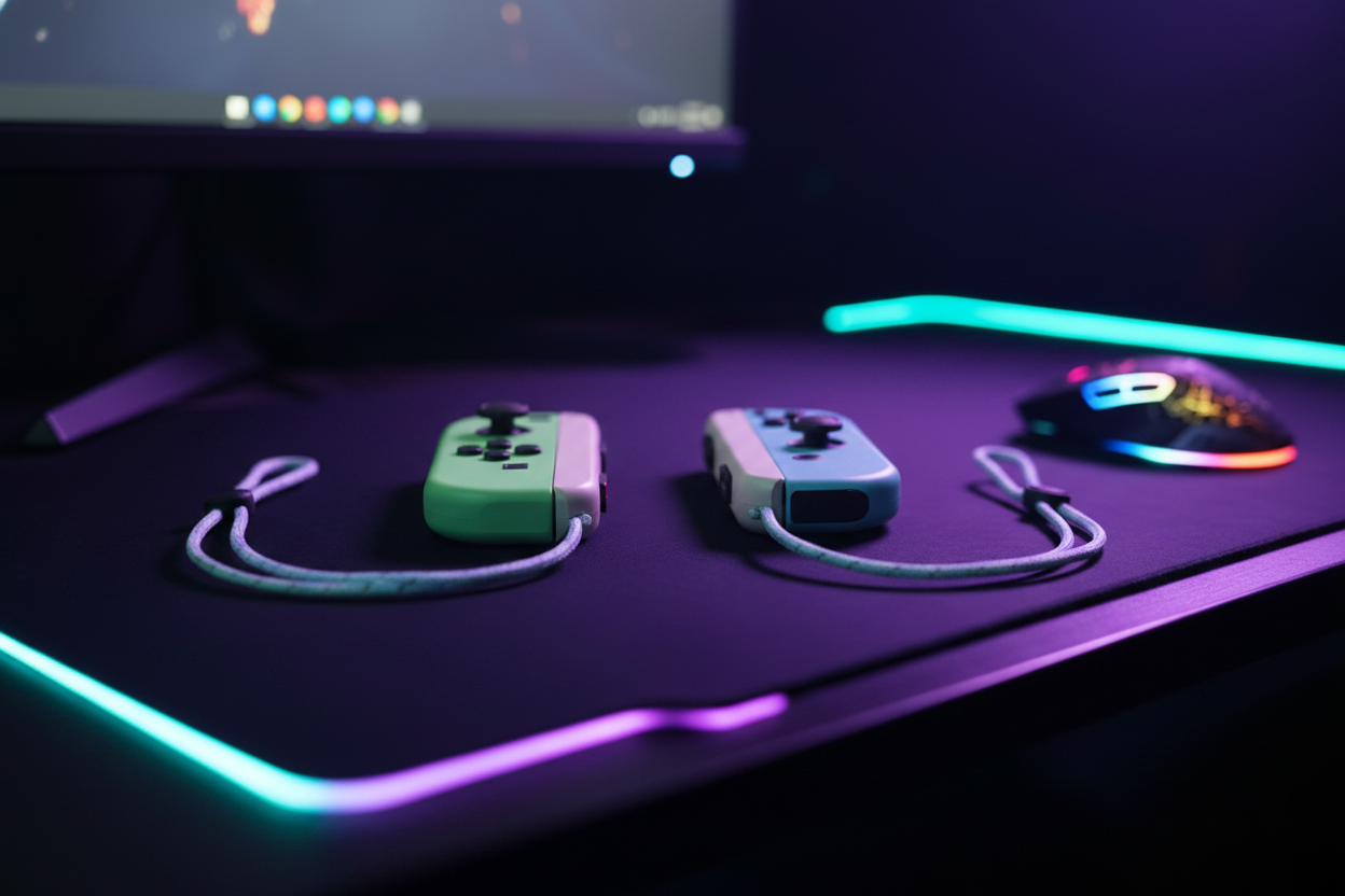 Console Gamepad NS Dual Gamepad With Hand Rope