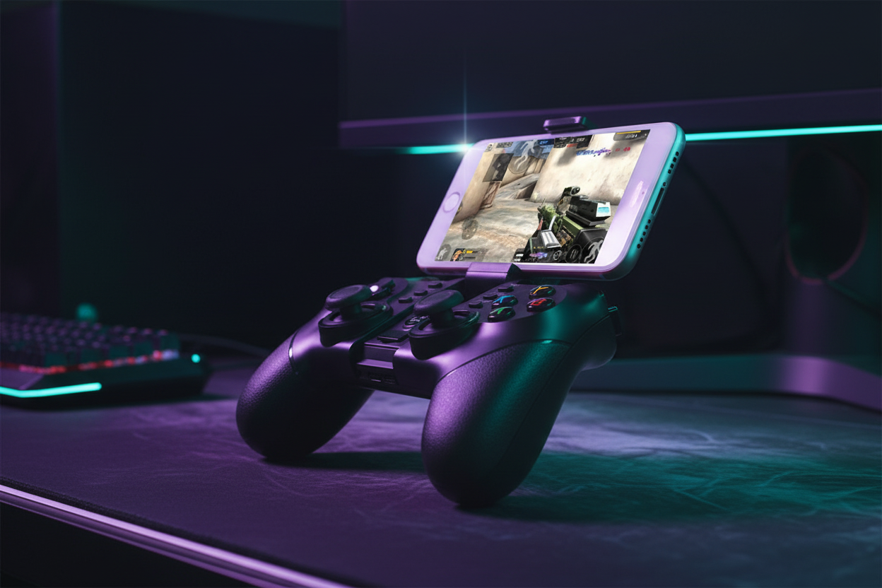 USB Gamepad Joystick Controller for Android, iOS & PC