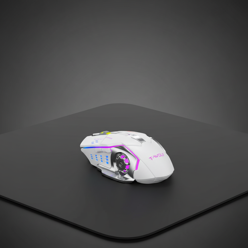 Silent Wireless Charging Gaming Mouse