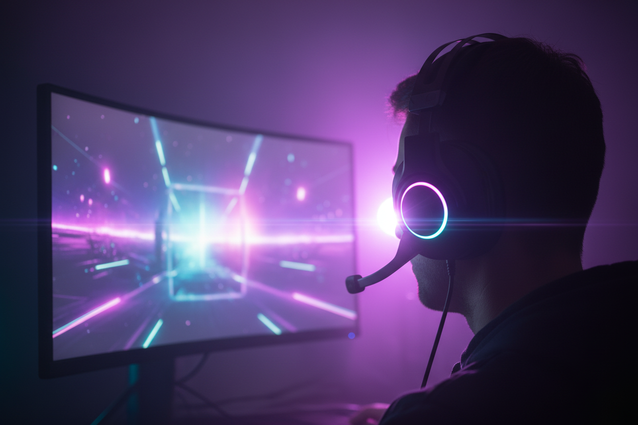 Wired Gaming Headset - Lifestyle Shot