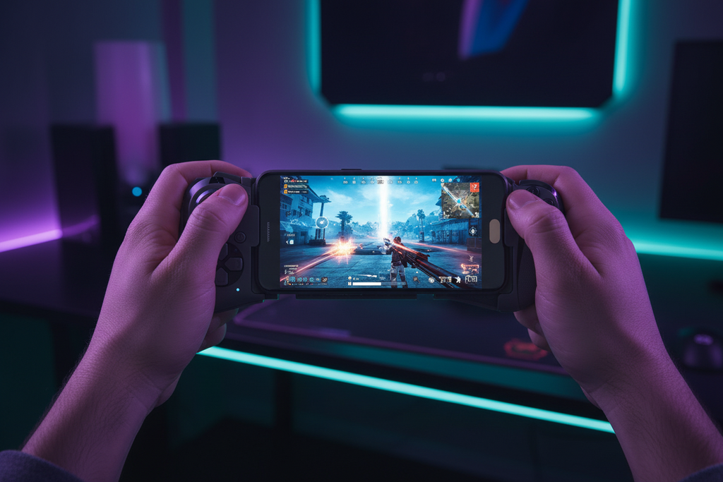 Wireless Mobile Gaming Gamepad Controller